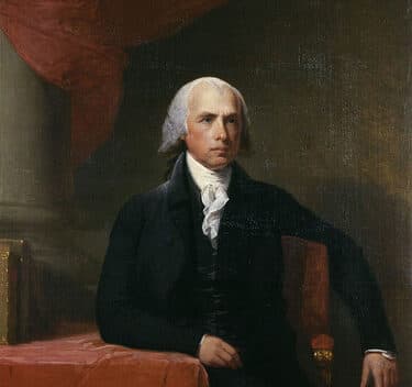 A portrait of James Madison.