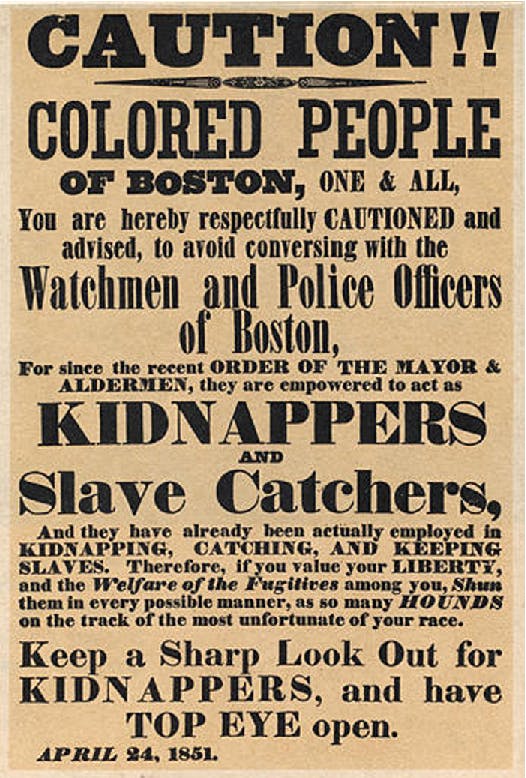 essay on the fugitive slave act