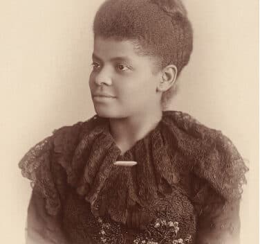 Photograph of Ida B. Wells.