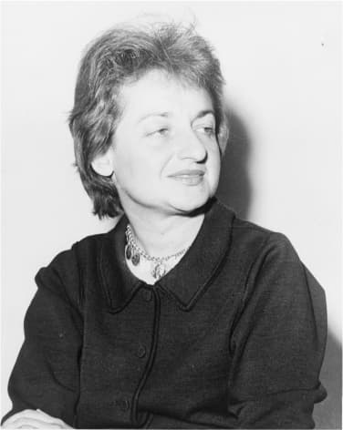 Photograph of Betty Friedan.