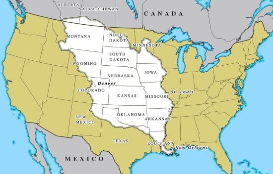 Louisiana Purchase Map