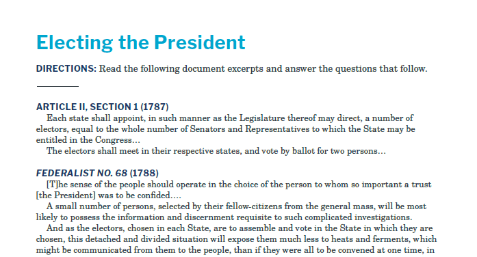 Federalist no 68 shop
