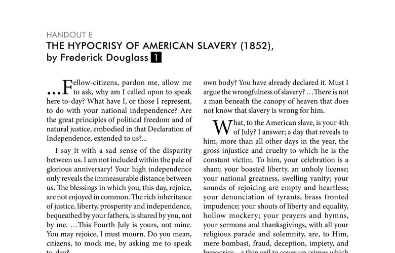 the hypocrisy of american slavery essay