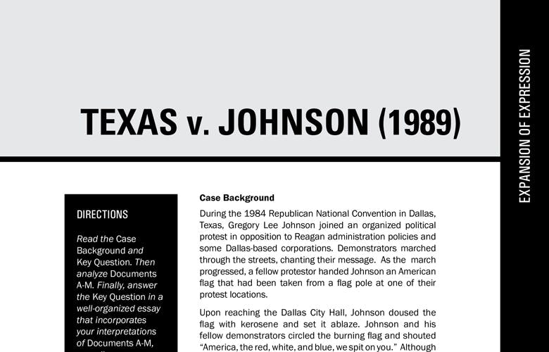 texas vs johnson case essay