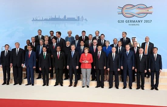 2017 G20 Hamburg summit leaders group photo