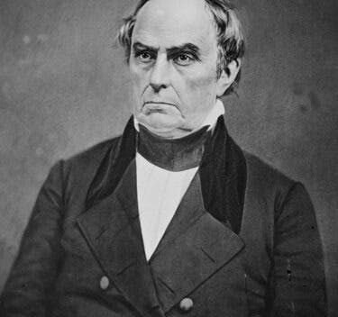 Portrait of Daniel Webster.