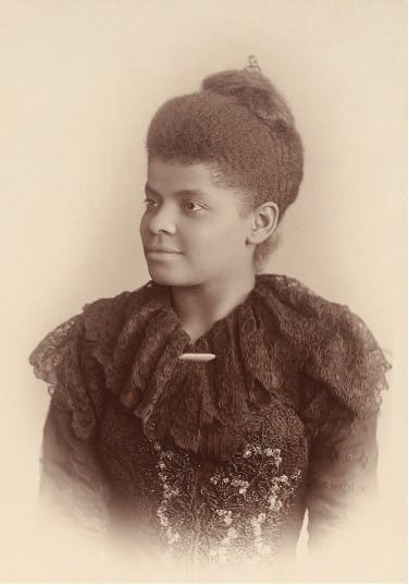 Photograph of Ida B. Wells.