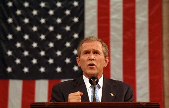 George W Bush Declares War after 9 11