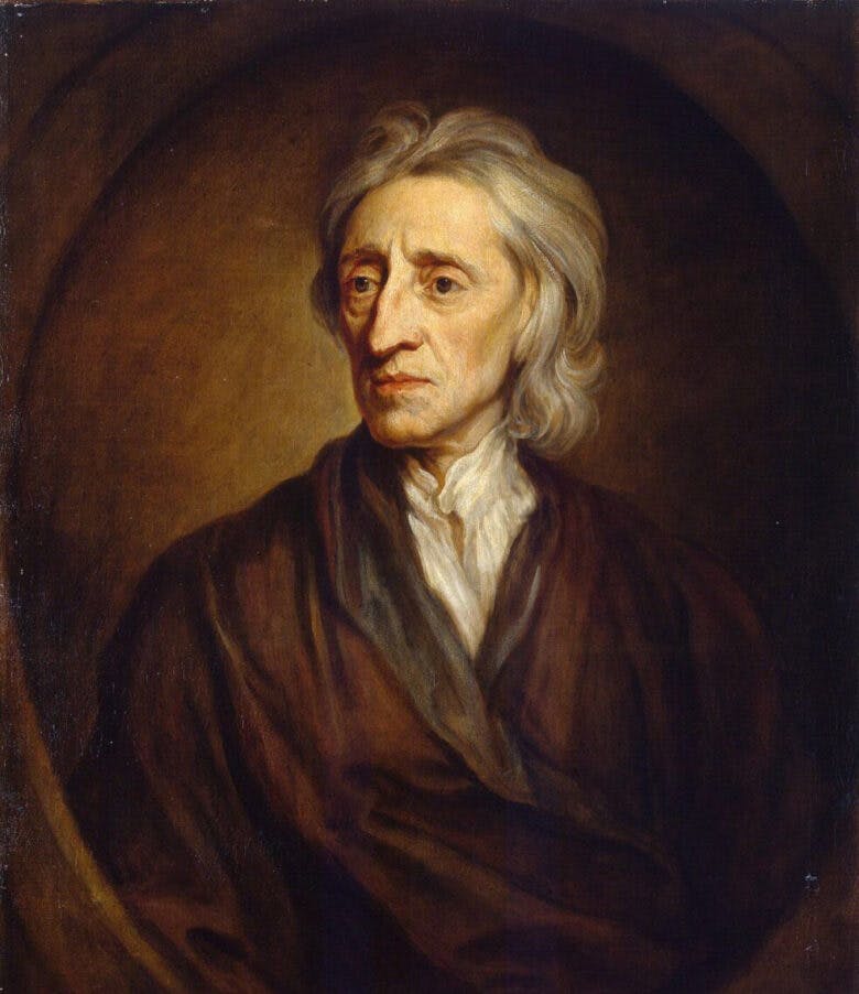 A portrait of John Locke, an Enlightenment Thinker who believed that humans were rational beings