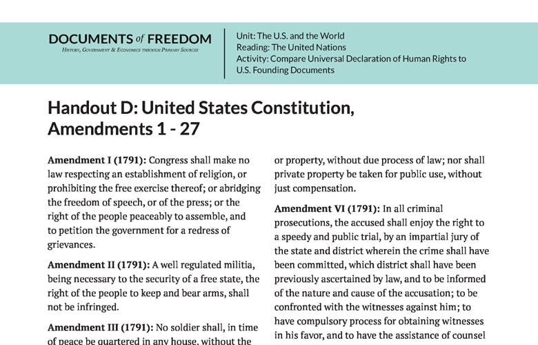 constitutional amendment essay